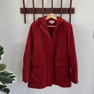 Merona Hooded Wool Coat with Hood